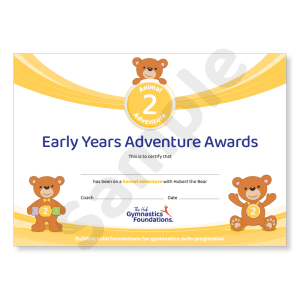 hubert animal adventure certificate