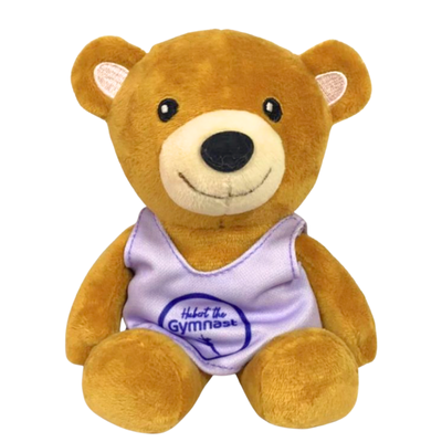 Hubert the gymnast bear bean bag soft toy