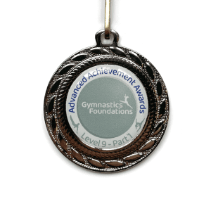 level 9 part 1 silver medals for the advanced gymnastics award