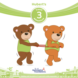 Hubert adventure travel song for preschool gymnastics