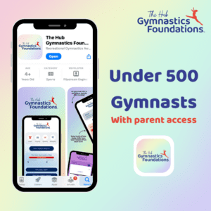 The Hub App: Under 500 Gymnasts with parent access