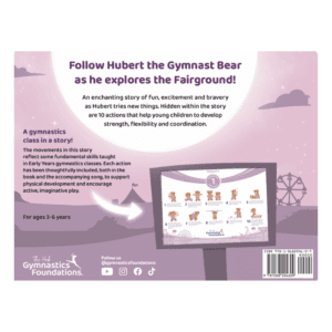 Hubert the gymnast bear fairground adventure story book for younger years