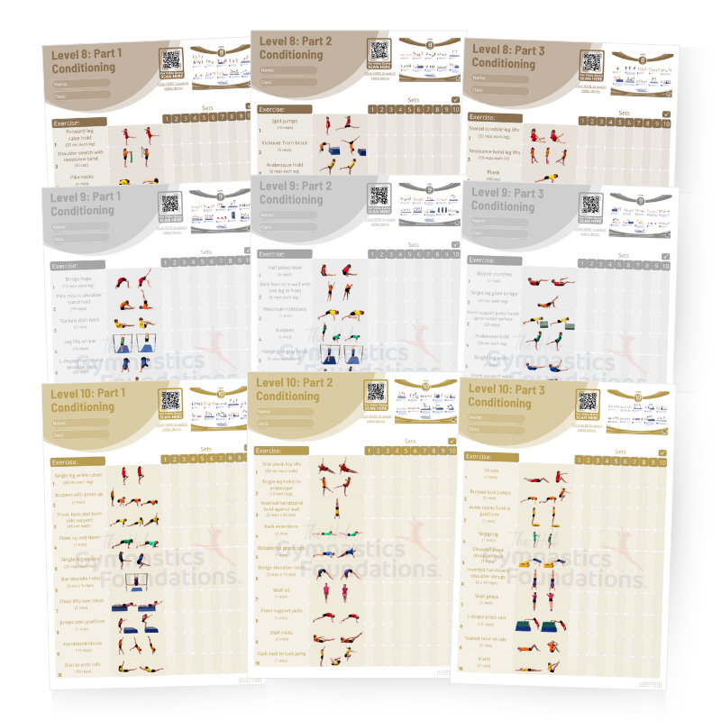 Advanced Conditioning Awards - Individual Tick Sheet Downloads